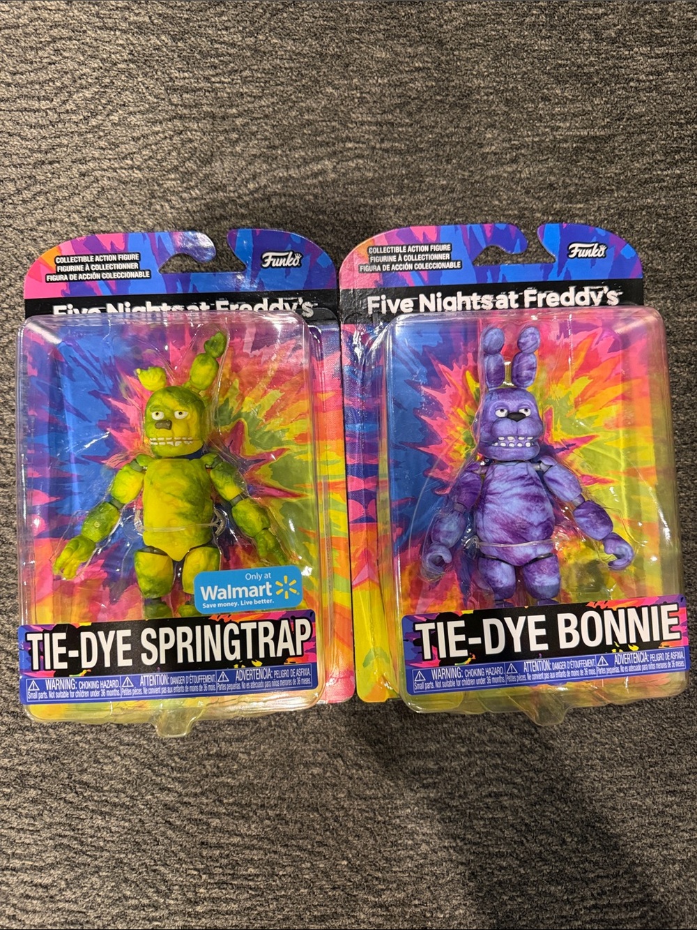 Five Nights At Freddy’s Funko Tie-Dye Springtrap & Tie-Dye Bonnie